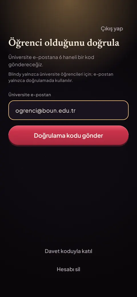 University email