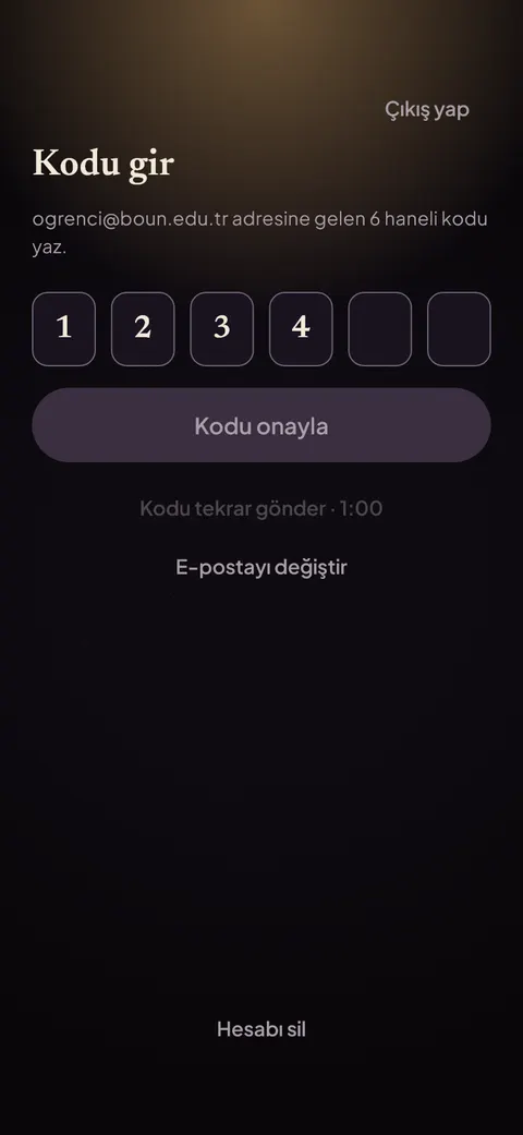 Verification code