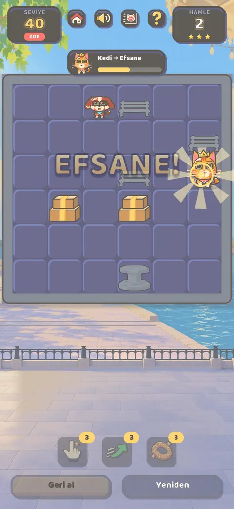 Sokak Efsaneleri: a cat merging into its legendary form on the board